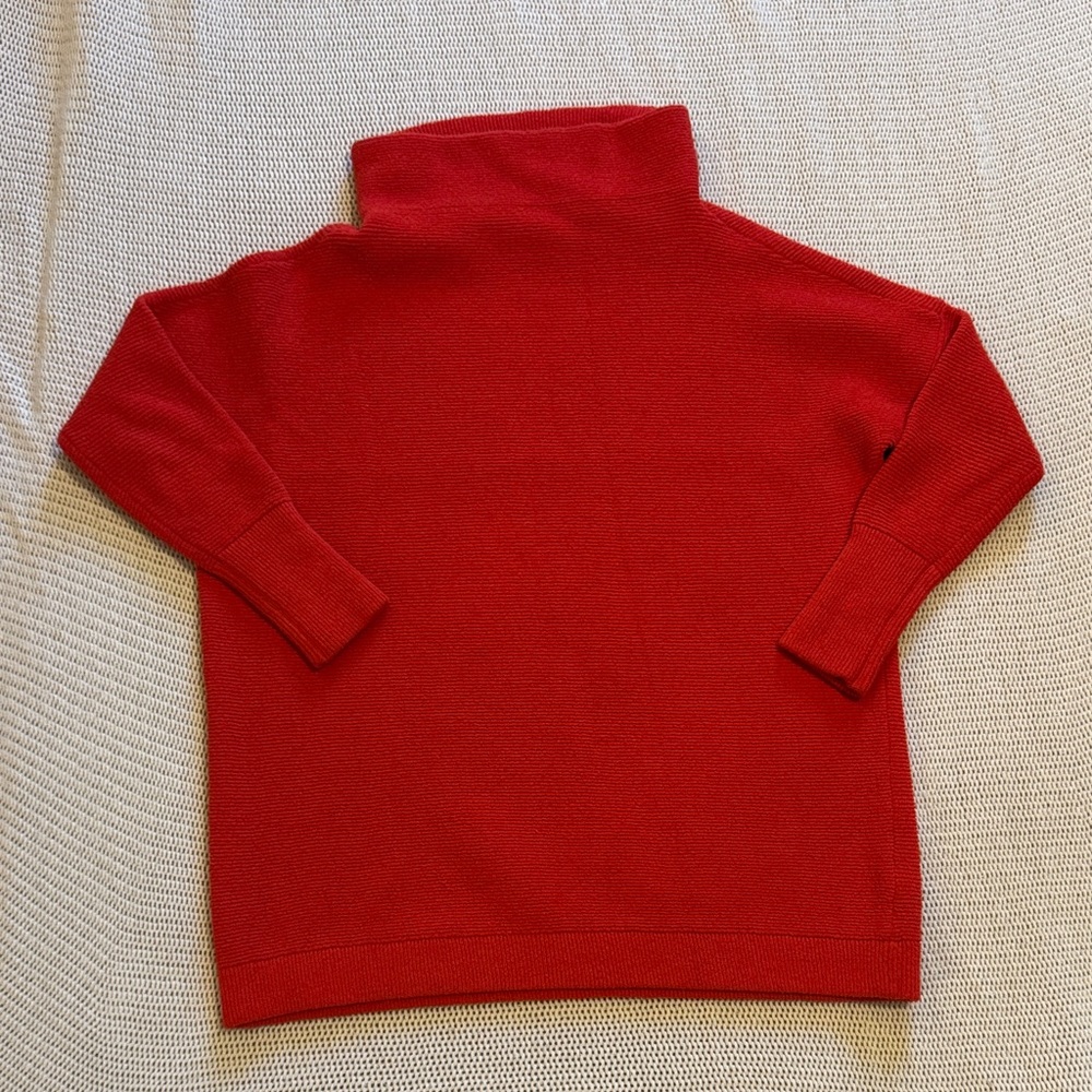Red Turtleneck Sweater